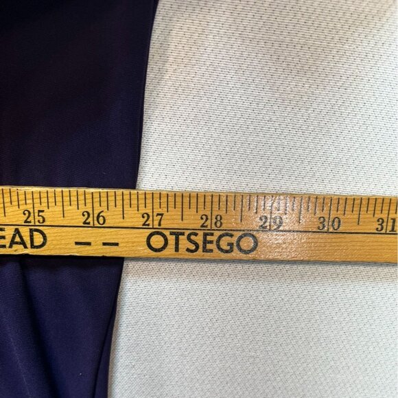 Roz & Ali Womens Long Sleeve T-Shirt Size 3X Purple V-Neck Stretch Casual Top - Picture 5 of 9